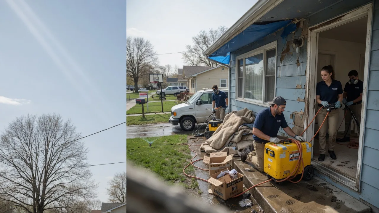 Basement Flood Cleanup in Manilla, IN near me